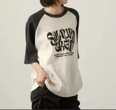 SNAP CLUB グラフィックラインストーンワッフル半袖Tシャツのサムネイル