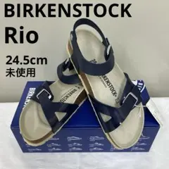 BIRKENSTOCKビルケンシュトック Rio サンダル パテントネイビーのサムネイル