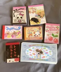 【当時物】 メモ帳 まとめ売り ミニメモ帳 平成レトロ