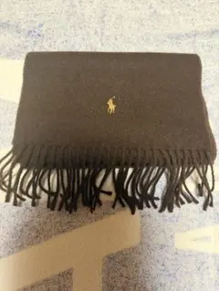 Polo Ralph Lauren ダークブラウン マフラー