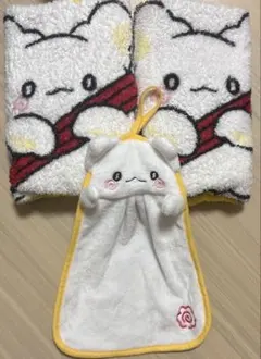 サンリオ一番くじはなまるおばけ バスタオル　お手ふきタオル