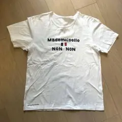 Mademoiselle NON NON 半袖Tシャツ ホワイト レディース Lのサムネイル