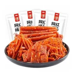 라티아오 4개 세트 한국 과자 매운 과자 70g 중국 과자 매운