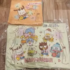 はぴだんぶい　一番くじ　サンリオ　ポチャッコ　バッグ　クッション