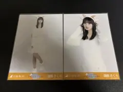 乃木坂46 川﨑桜 生写真 与田祐希卒業コンサート ごんぞうカチューシャ