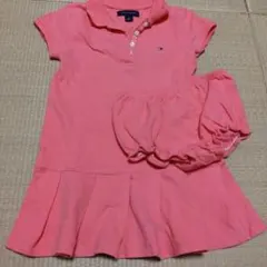 TOMMY HILFIGER ポロワンピース 4T ピンク
