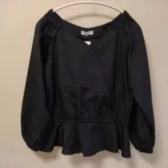 タグ付き✨earthmusic＆ecologyサッシュベルト付きラップブラウス