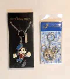 ディズニー　ラゲッジオーナメント　＋　キーチェーン　2点セット