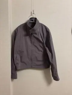 ユニクロ　UNIQLO U コットンブレンドショートブルゾン パープルのサムネイル