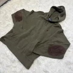 【90s】 POLO RALPH LAUREN エルボーパッチ パーカー　実質M