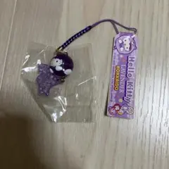 ハローキティ 】ご当地 根付 ストラップ 北海道 ラベンダー 2004年