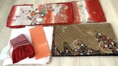 アンティーク　振袖セット　帯　長襦袢　半衿　帯揚げ　セット