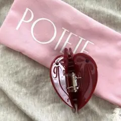 POTETE ヘアクリップ KUMO ピンク - メルカリ potete ポテテくもヘアクリップピンク