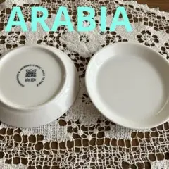 廃盤 未使用　ミント アラビア ココ 旧ロゴ オーバルプレート 2枚 おまけつき 廃盤 未使用 ミント アラビア ココ 旧ロゴ オーバルプレート 2枚