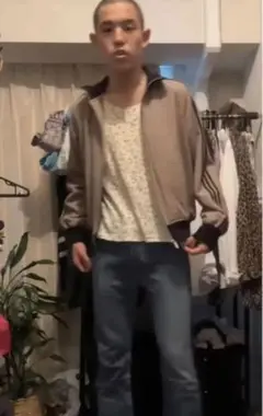 希少90's  adidas 万国旗タグ　トラックジャケット　千鳥柄　都築着