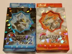 (新品未開封)ポケットモンスター トランプ ブラック2 ホワイト2　2個セット