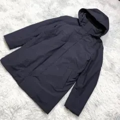 UNIQLO ユニクロ ダウンパーカー コート ネイビー レディース Lサイズのサムネイル