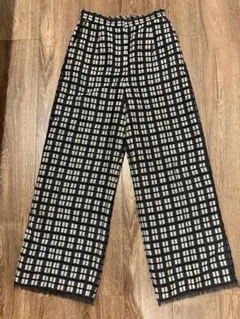 todayfulGeometric Jacquard Trousers