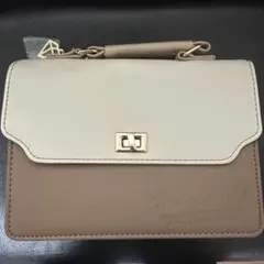 新品　Milky brown ベージュ　ハンドバッグ　女の子