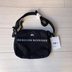 QUIKSILVER ブラック ボディバッグ