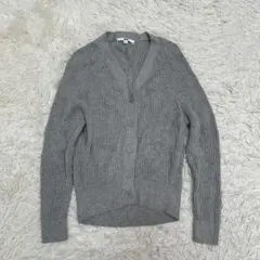 UNIQLO ユニクロ　コットンカシミヤリブリラックスVネックカーディガン　S