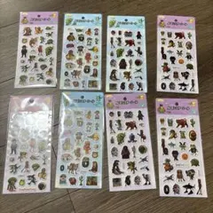 AIモンスターシール　モンスターシール　シール　ぷっくりシール　8枚セット