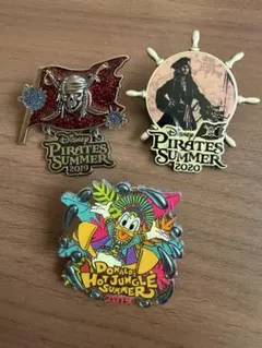 ディズニーリゾート ピンバッジ 3点セットのサムネイル