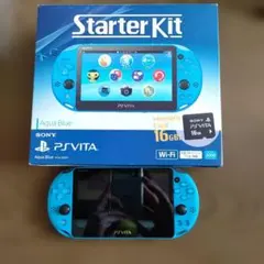 PS Vita PCH-2000アクアブルー 16GBメモリーカード付き