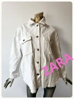 ☘️T24249☘️ZARA コーデュロイジャケット XS