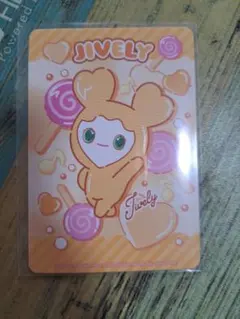 TWICE LOVELY'S カードホルダー の中の紙　JIVELY