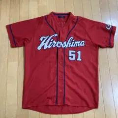 広島 松山竜平選手 ユニフォーム55 Lサイズ - メルカリ
