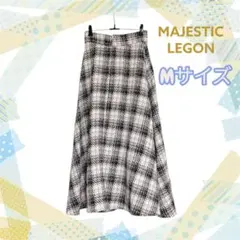 MAJESTIC LEGON ツイードフレアスカート　秋冬　AW ＦＷ