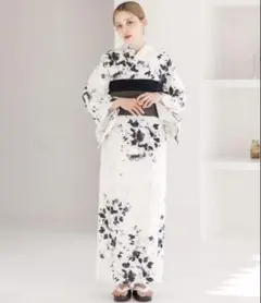 dita 如月の萩ながれ 浴衣5点セット 紺色 - メルカリ