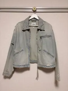 ZARA ライトブルー デニムジャケット