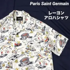 ⭐︎超希少　パリサンジェルマン　アロハシャツ　総柄　エディフィス　別注　レーヨン