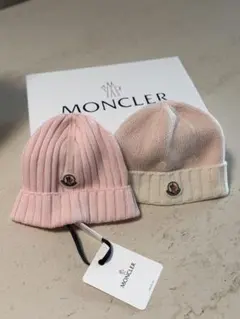 MONCLER ニット帽 2点セット - メルカリ
