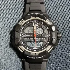 SAMDA 6130 ブラック デジタルウォッチ