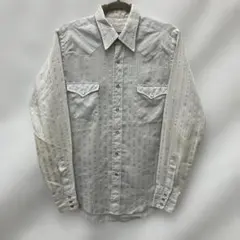 70s～80s USA製 Wrangler レース付ウエスタンシャツ 30 薄茶 - メルカリ