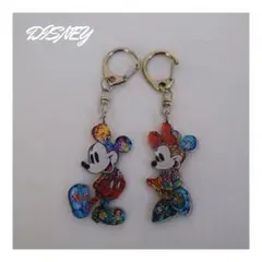 ミッキー&ミニー ◎ キーホルダー2個セット　3/31まで値下げ中