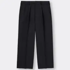 美品◇ジーユー GU バギースラックス ブラック サイズL