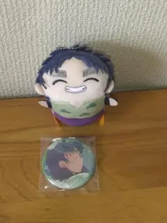 七松小平太缶バッジ、ぽてコロマスコット