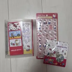 シール帳完成品 キティ ボンボンドロップシール おはじきシール セット
