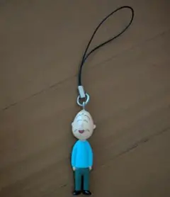 ちびまる子　友蔵　おじいちゃんストラップ