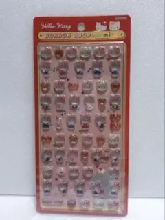正規品 即日発送 ボンボンドロップminiミニシール キティ 赤