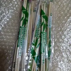竹製丸形爪楊枝無し割り箸100膳/未開封、未使用、新品。