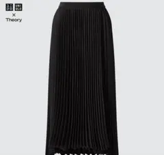 【新品タグなし】UNIQLO×theory ロングプリーツラップスカート S