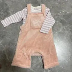 baby doll ピンクロンパースセット