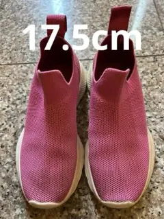 h&m ピンク メッシュ スリッポンスニーカー