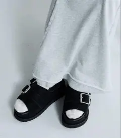 JEANASISパファーボリュームサンダル/661919 24cm 24.5cmのサムネイル
