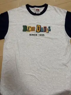 BEN DAVIS 半袖 Tシャツ リンガーネック ロゴ刺繍のサムネイル